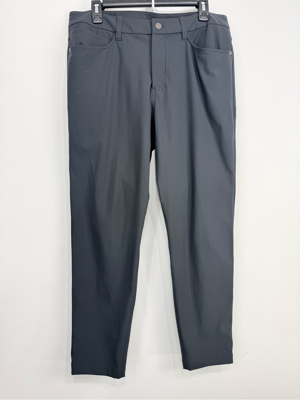 Lululemon Blue Gray Slim Leg Five Pocket Business Casual Performance Pants